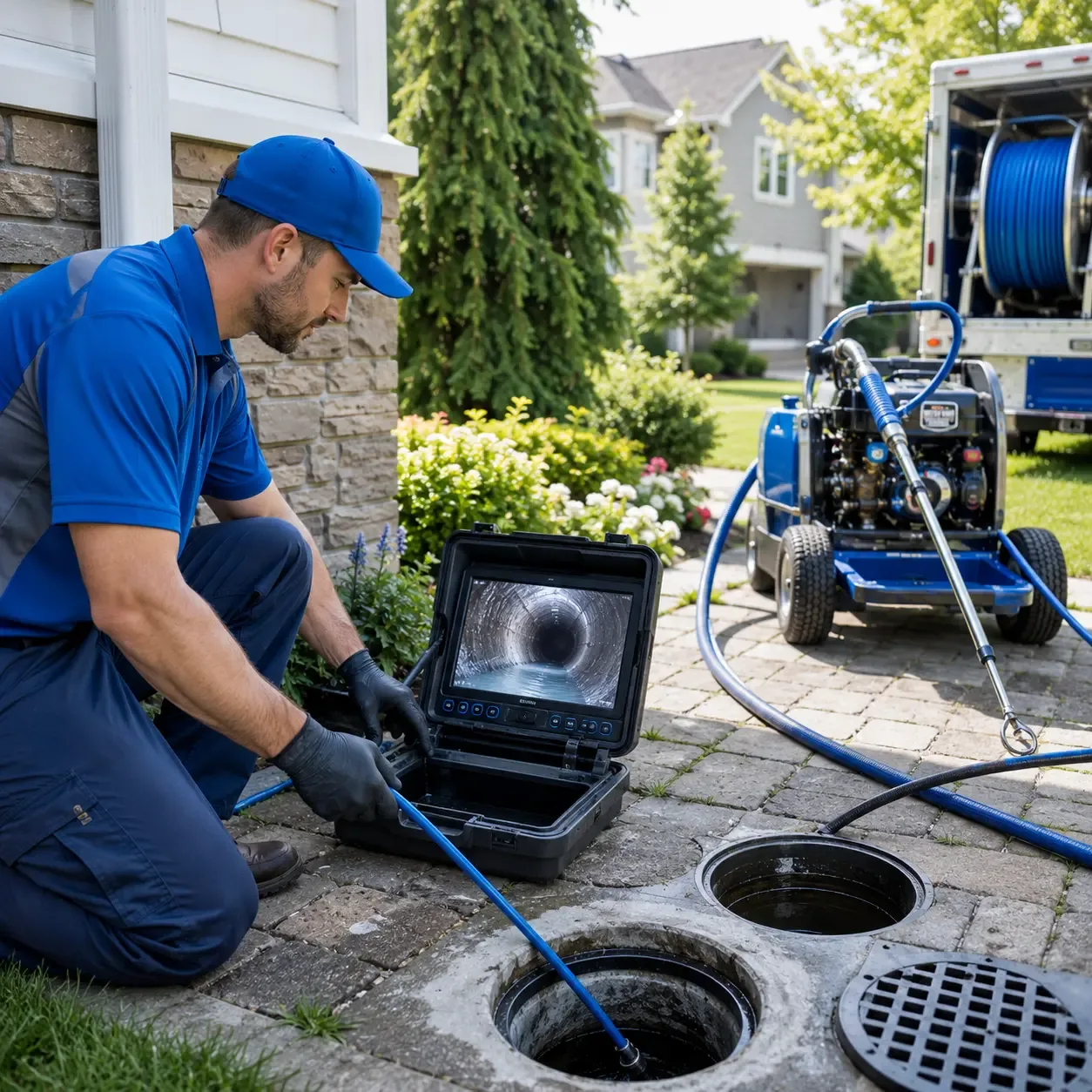 Outdoor drain cleaning professionals serving Carrollton, IL