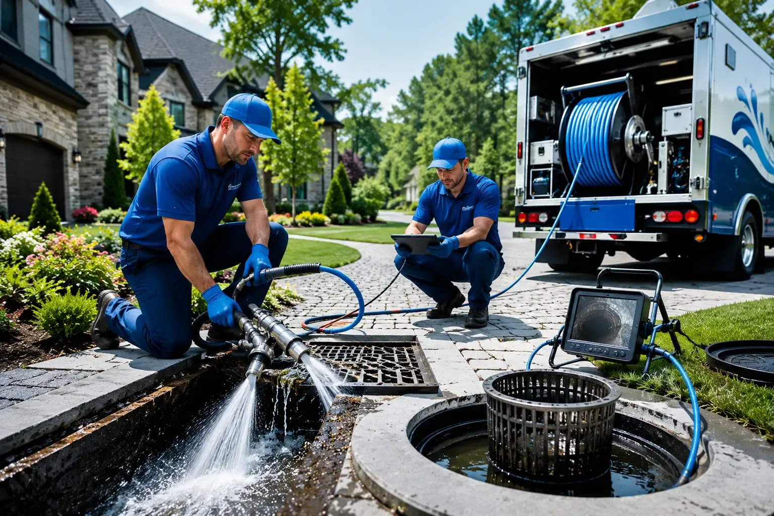 Local outdoor drain cleaning professionals in Carrollton, IL